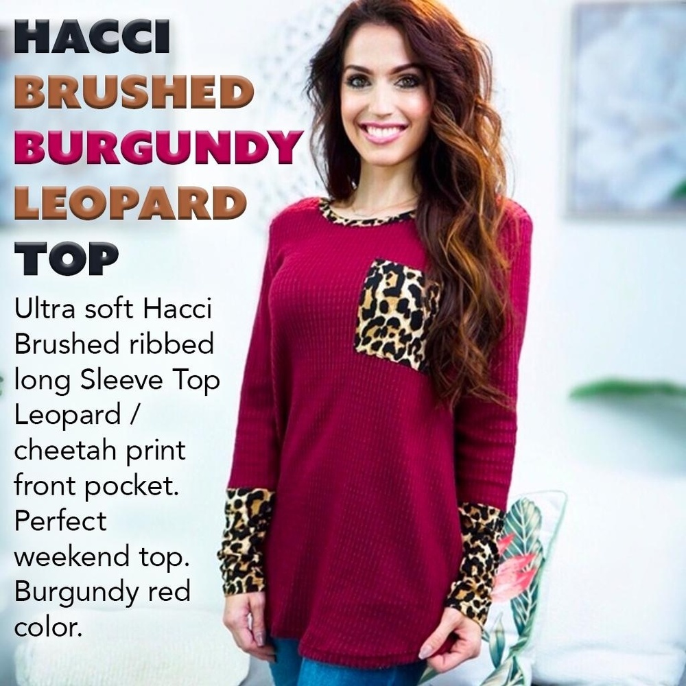 Leopard Print Top with Pocket
